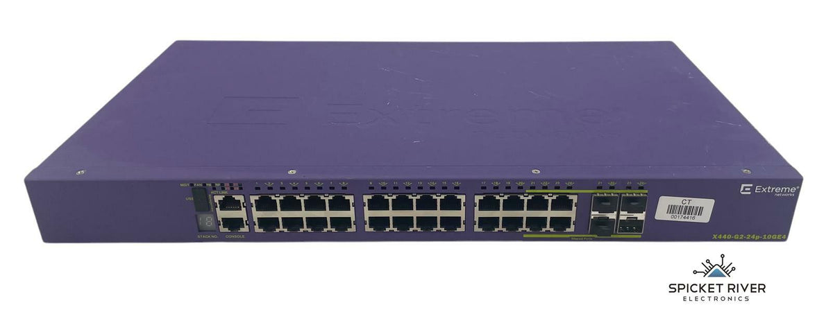 Extreme Networks Summit X440-G2-24P-10GE4 16533 PoE+ Ethernet Network Switch