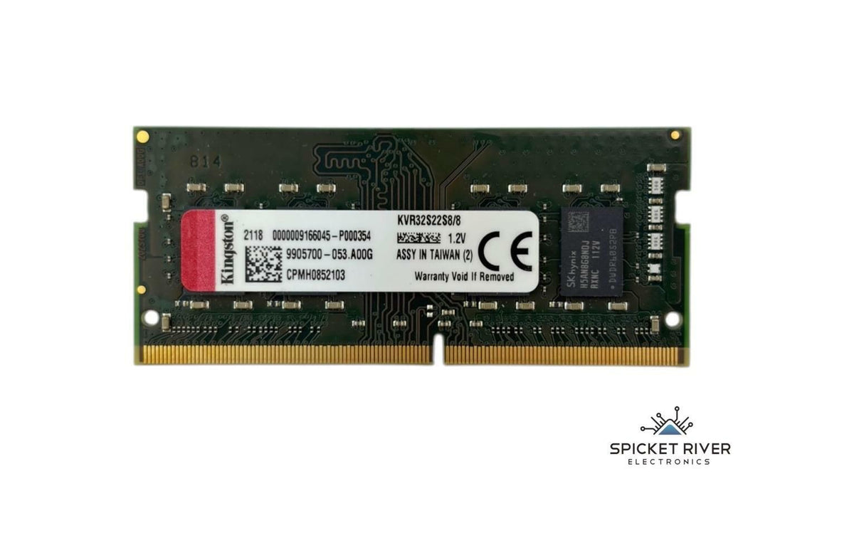 Kingston KVR32S22S8/8 8GB DDR4-3200 Non-ECC SODIMM RAM Memory