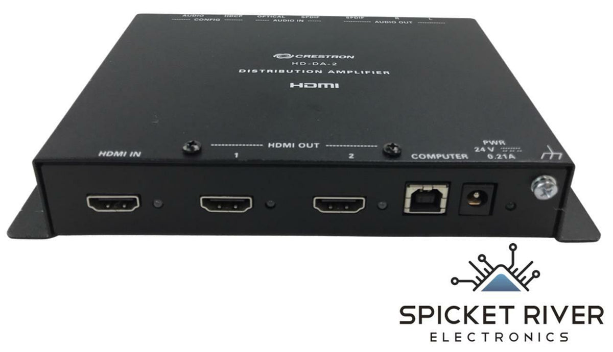 Crestron HD-DA-2 HDMI Audio Distribution Amplifier (6503809) - No Power Adapter