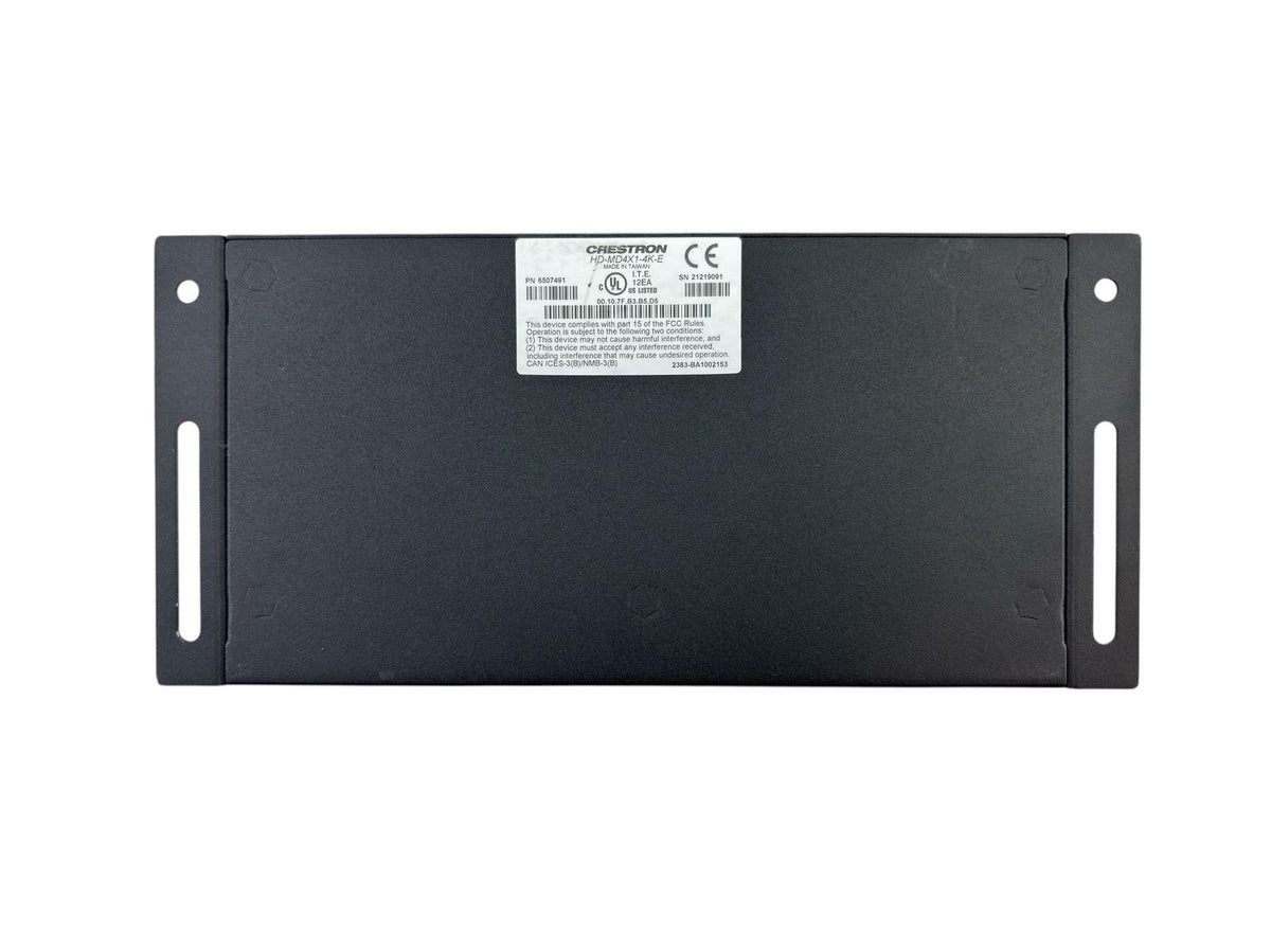 Crestron HD-MD4X1-4K-E 4K HDMI Switcher AV Control PN 6507491 - No AC
