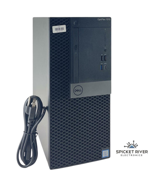 Dell OptiPlex 7070 MT 3.20GHz 6-Core i7-8700 500GB SSD 16GB RAM Windows 11 Pro