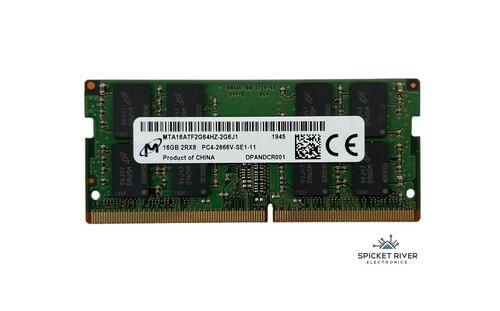 Micron MTA16ATF2G64HZ-2G6J1 16GB 2Rx8 PC4-2666V DDR4 SODIMM RAM Memory