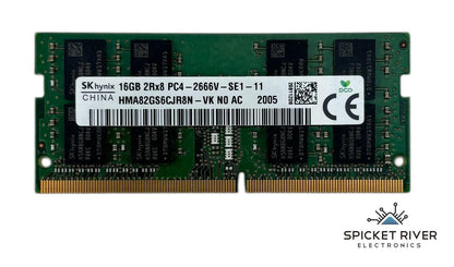 SK Hynix HMA82GS6CJR8N-VK 16GB 2Rx8 PC4-2666V DDR4 SODIMM Laptop RAM
