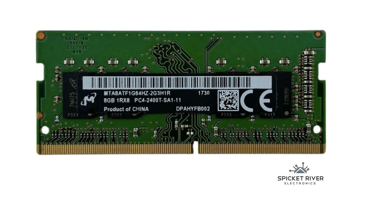 Micron MTA8ATF1G64HZ-2G3H1R 8GB 1Rx8 PC4-2400T DDR4 SODIMM RAM Memory Module