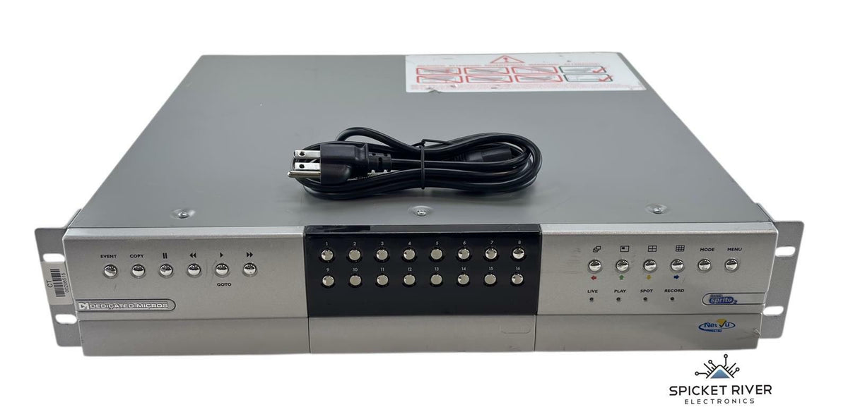 Dedicated Micros Digital Sprite 2 DS2A 16-Ch DVD DVR Recorder - No HDD - READ