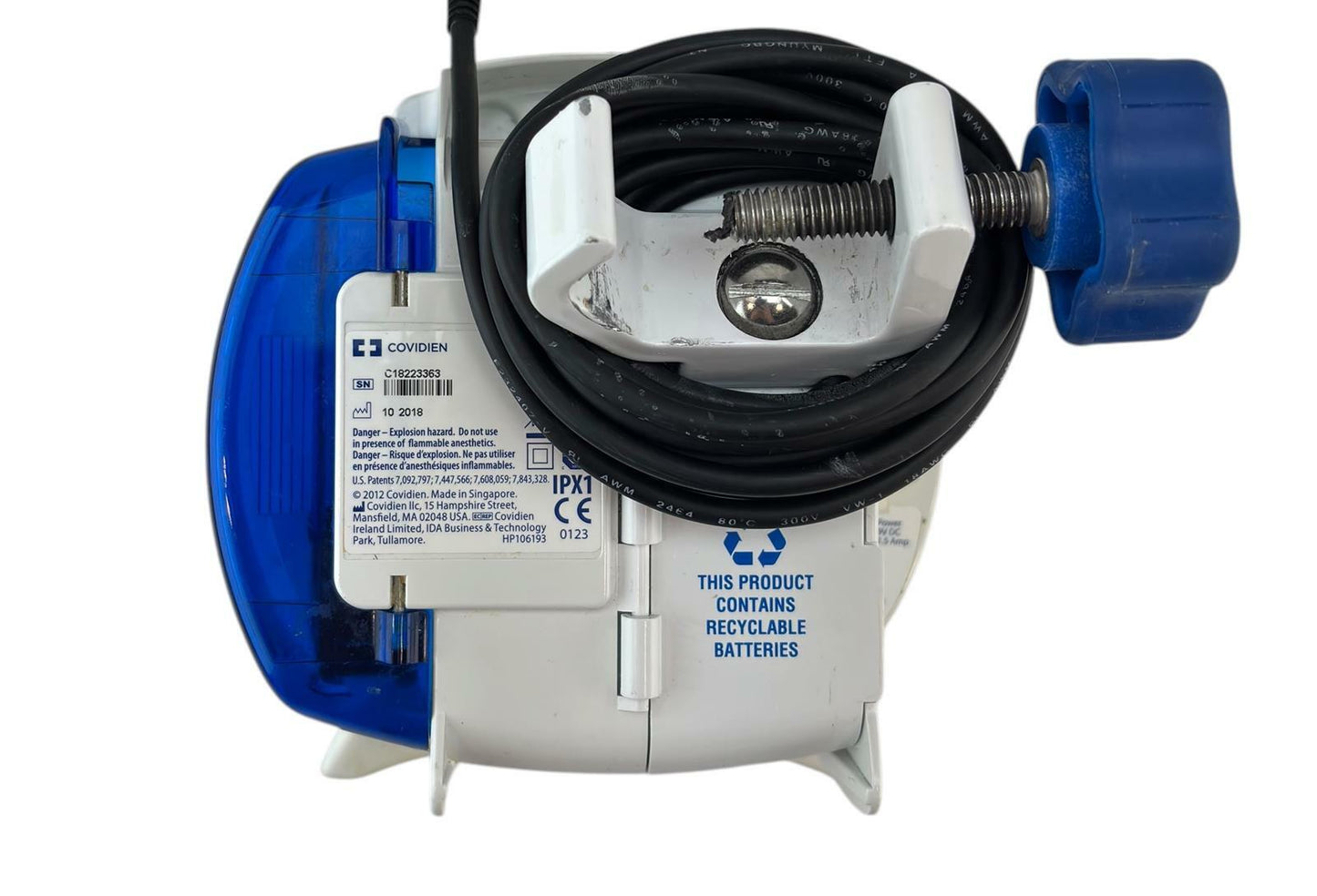 Covidien Kangaroo Epump w/ Power Adapter & Pole Clamp
