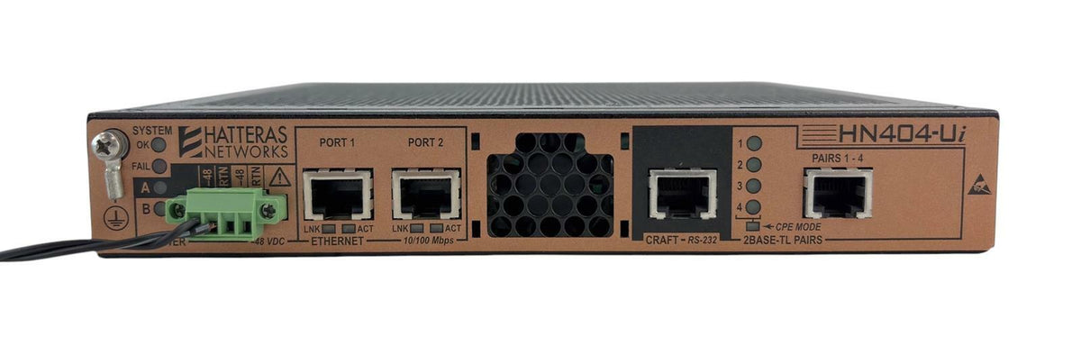 Hatteras Networks HN404-U-2E-I-T (920401-2020-03) Ethernet Modem w/ AC