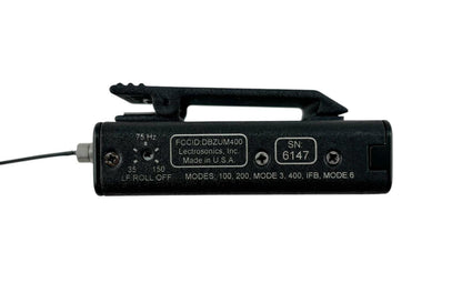 Lectrosonics UM400 Block 26 (Blue) 665.6-691.1 MHz Belt Pack UHF Transmitter