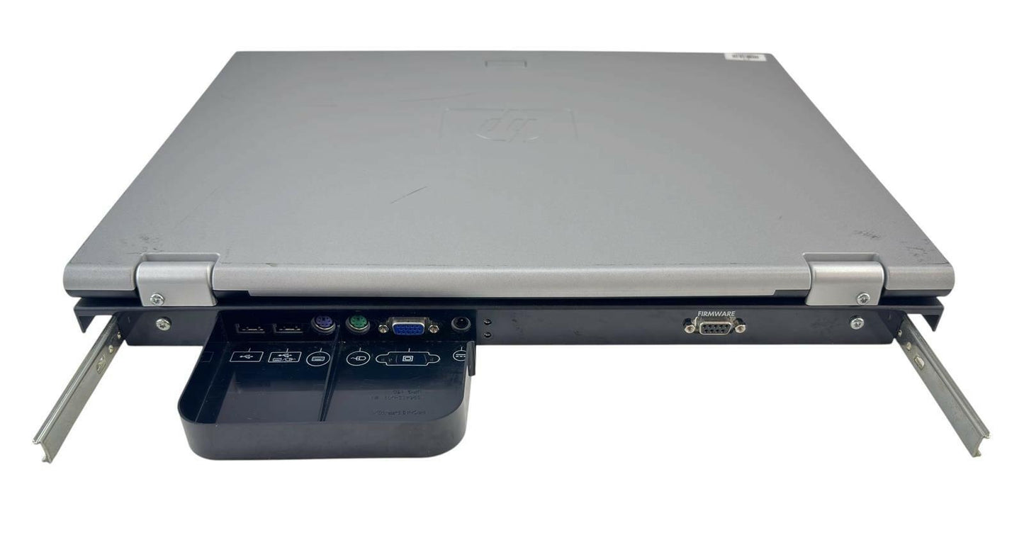 HP TFT7600 17" LCD Rackmount Ready KVM Monitor Keyboard Touchpad Console