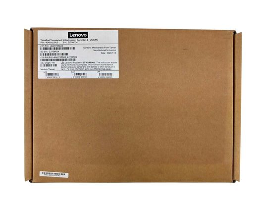 NEW - Open Box - Lenovo ThinkPad Thunderbolt 3 Workstation Dock Gen 2 40ANY230US