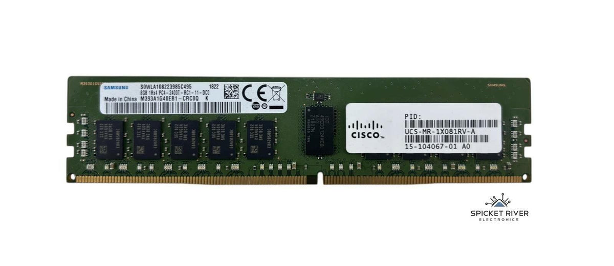 Samsung M393A1G40EB1-CRC0Q 8GB 1Rx4 PC4-2400T DDR4 ECC RDIMM Server RAM