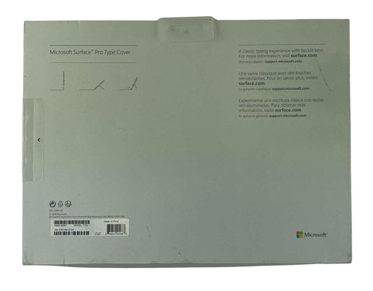 NEW - Genuine Microsoft 1725 Type Cover Keyboard for Surface Pro 3, 4 - Black