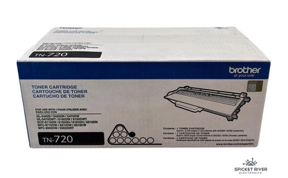 NEW - Genuine Brother TN-720 Black 3000 Page Toner Cartridge