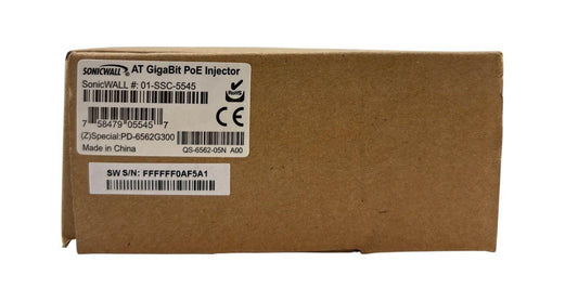 NEW - Open Box - SonicWall 01-SSC-5545 AT GigaBit PoE Injector