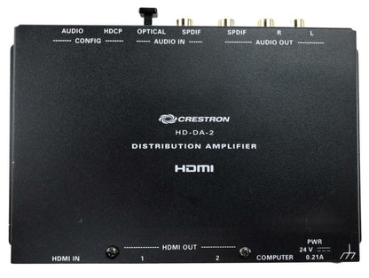 Crestron HD-DA-2 HDMI Audio Distribution Amplifier (6503809) - No Power Adapter