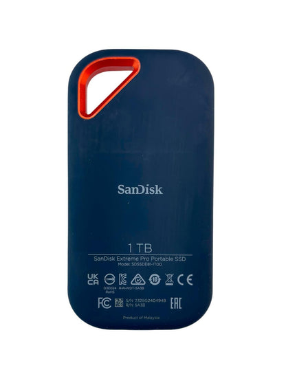 SanDisk Extreme Pro 1TB USB-C Portable External Solid State SSD (SDSSDE81-1T00)