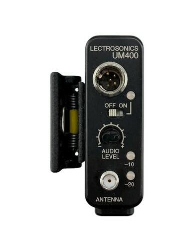 Lectrosonics UM400 Block 24 Yellow 614.4-639.9 MHz Belt-Pack UHF Transmitter