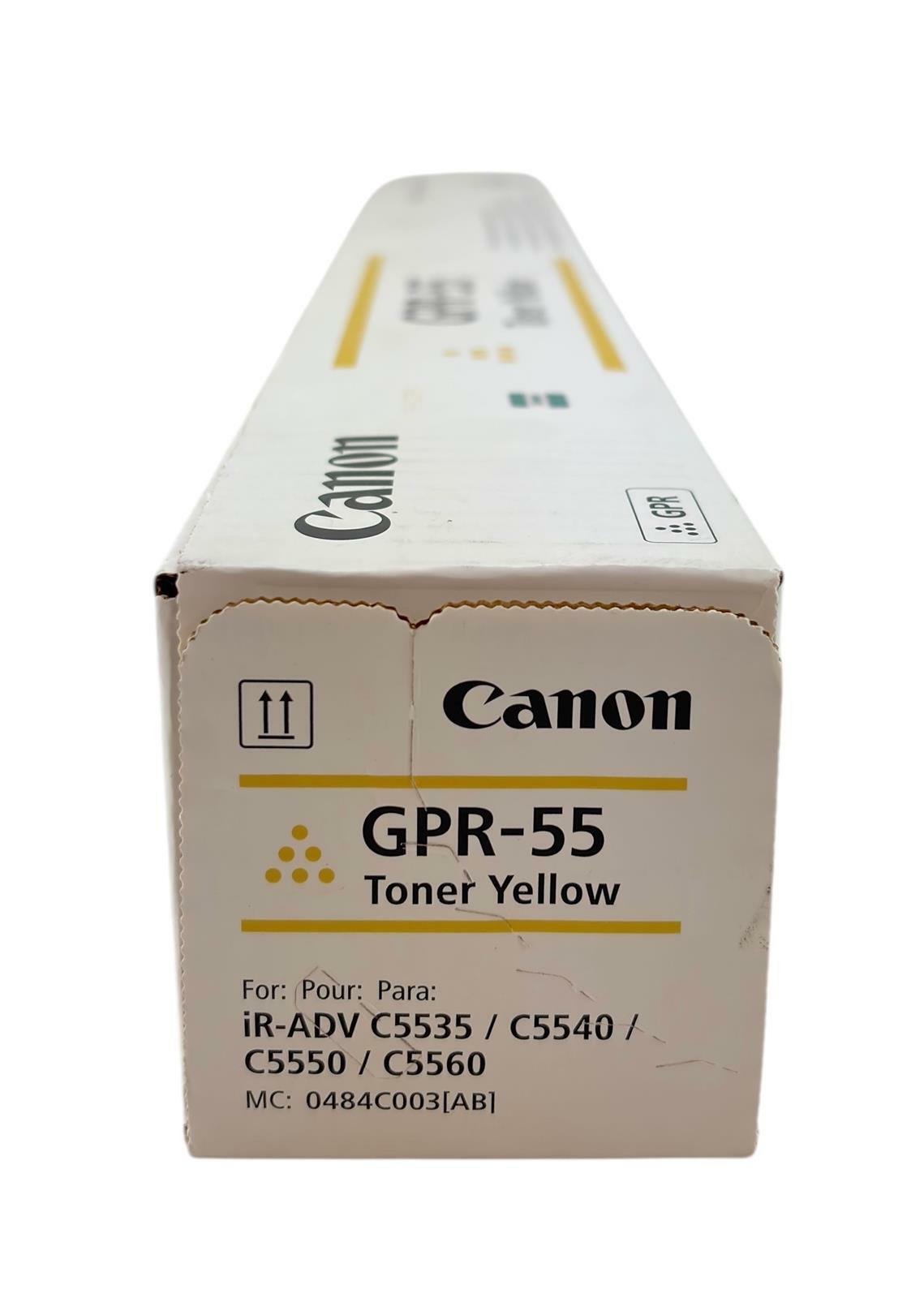 NEW - OEM Canon imageRunner GPR-55 Yellow Toner Cartridge 0484C003(AB)