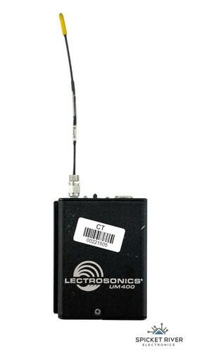 Lectrosonics UM400 Block 24 Yellow 614.4-639.9 MHz Belt-Pack UHF Transmitter