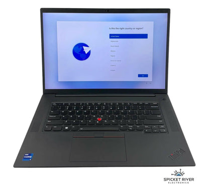 Lenovo ThinkPad P1 Gen 4i 8-Core i9-11950H 256GB SSD 32GB RAM READ No OS #239481