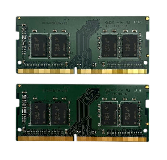Lot of 2 - Crucial by Micron CT8G4SFS8266.M8FE 8GB DDR4-2666 SODIMM Laptop RAM