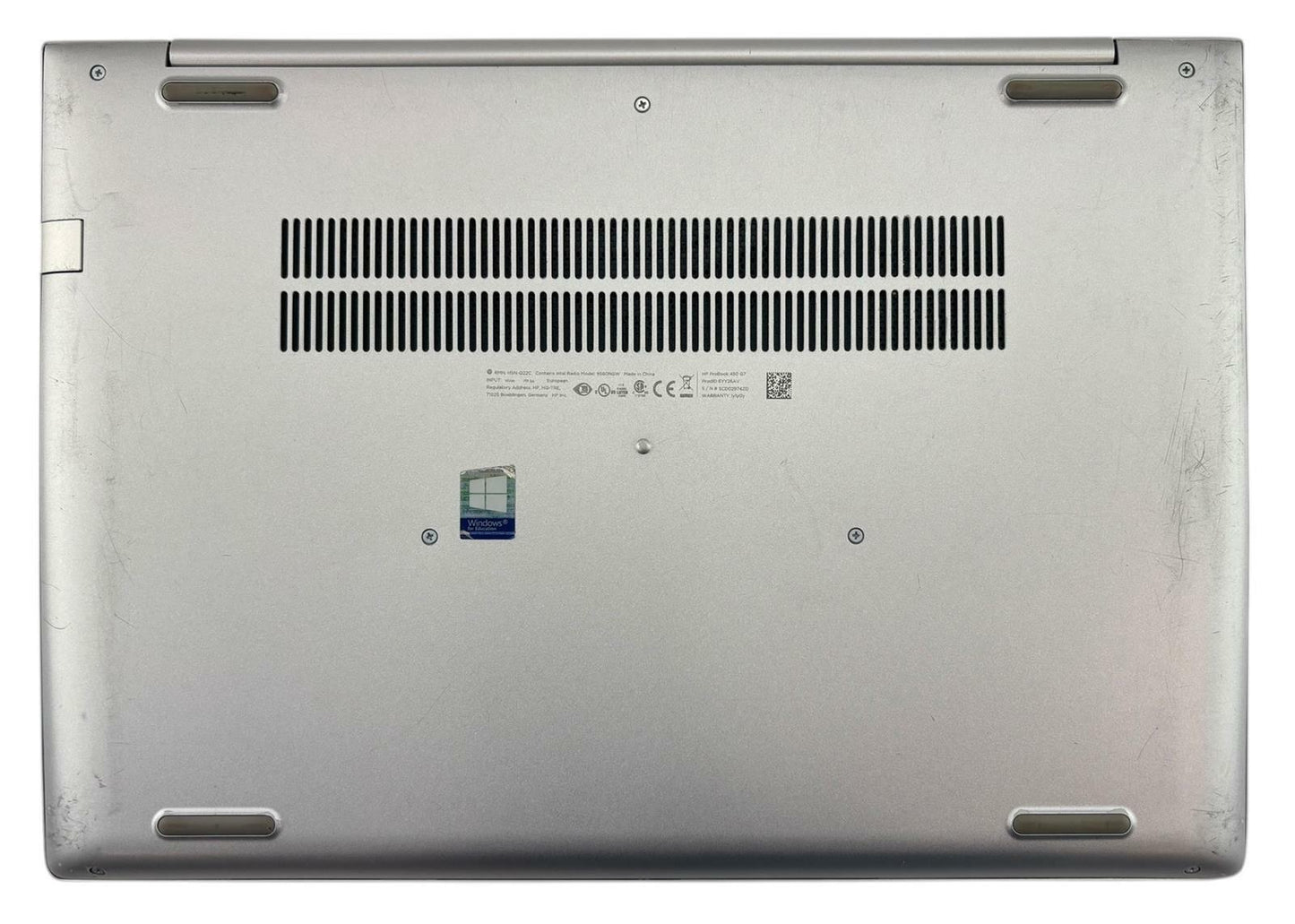 HP ProBook 450 G7 Quad Core i5-10210U 1.60 GHz 256GB SSD 8GB RAM - READ #226560
