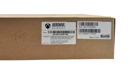 Aerohive Networks AH-SR-2348P 48-Port Ethernet 4x SFP Network Switch