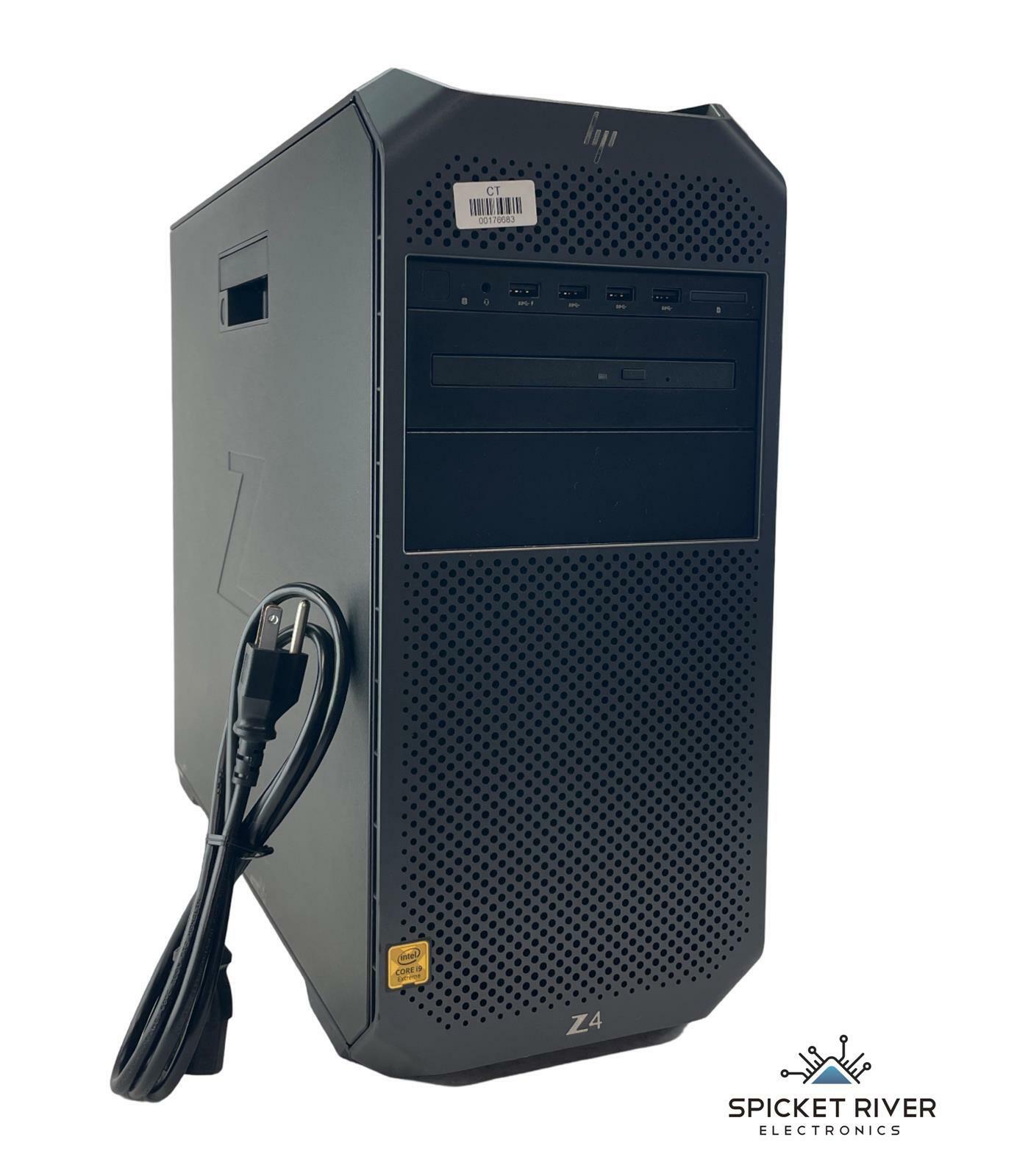 HP Z4 G4 Workstation 18-Core i9-7980XE 500GB SSD 16GB RAM Quadro P4000 Win11
