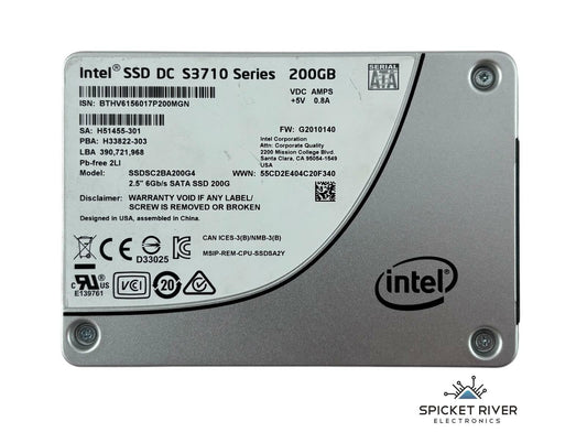 Intel SSD DC S3710 Series SSDSC2BA200G4 200GB SATA 6Gb/s 2.5" Internal SSD Drive