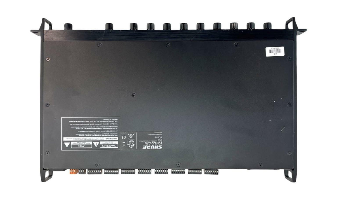 Shure SCM820-DAN 8-Channel Digital IntelliMix Auto Mixer