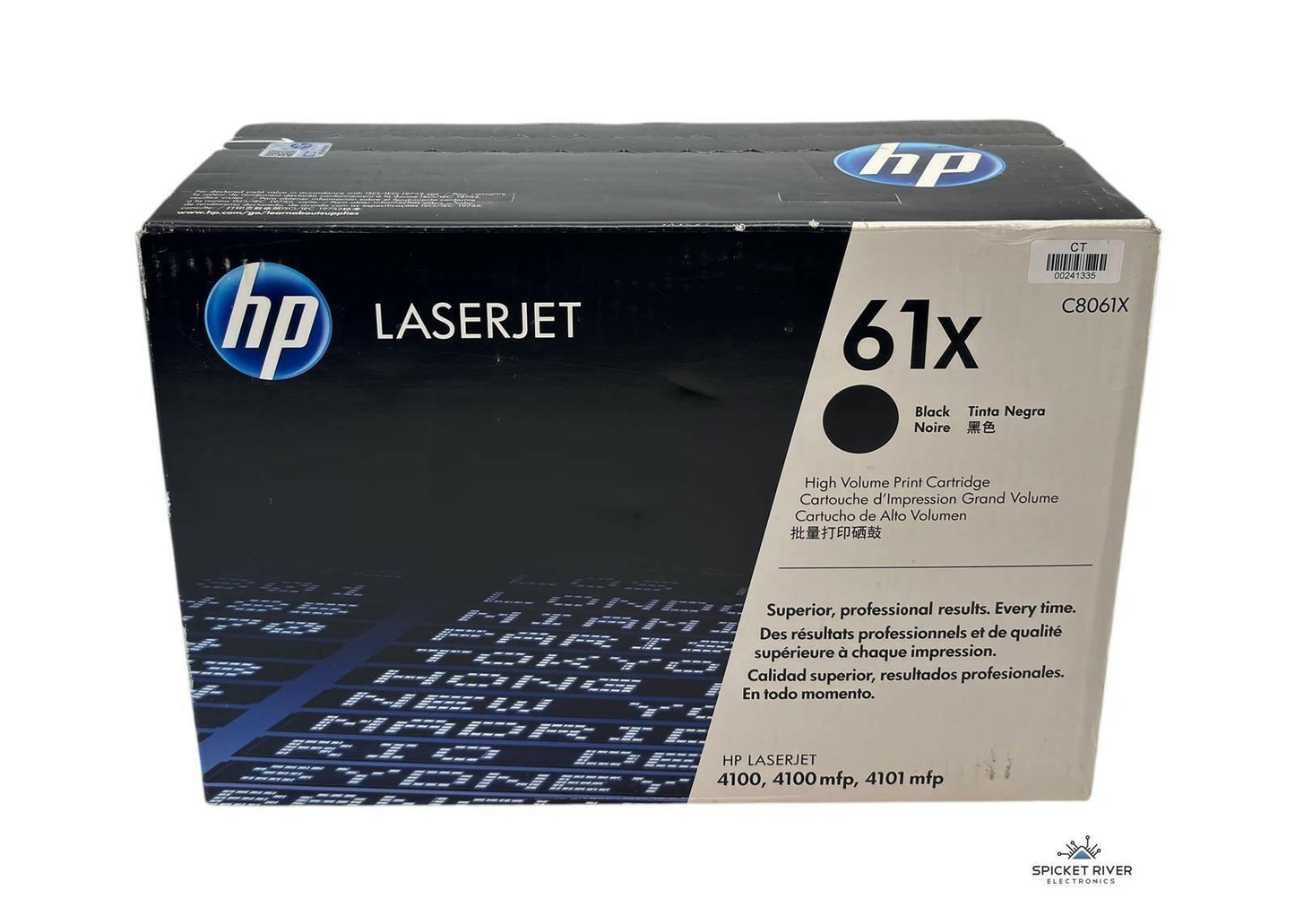 NEW - Genuine HP 61X C8061X LaserJet Black Toner Print Cartridge