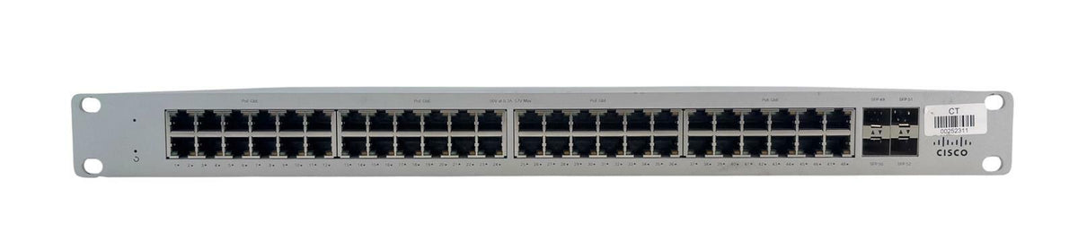 Cisco Meraki MS120-48FP 48-Port PoE Managed Gigabit Ethernet Switch - Unclaimed