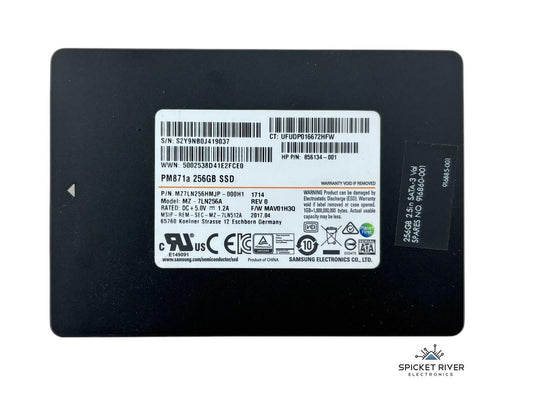 Samsung PM871a MZ-7LN256A 256GB SATA 6Gb/s 2.5" Internal SSD Solid State Drive