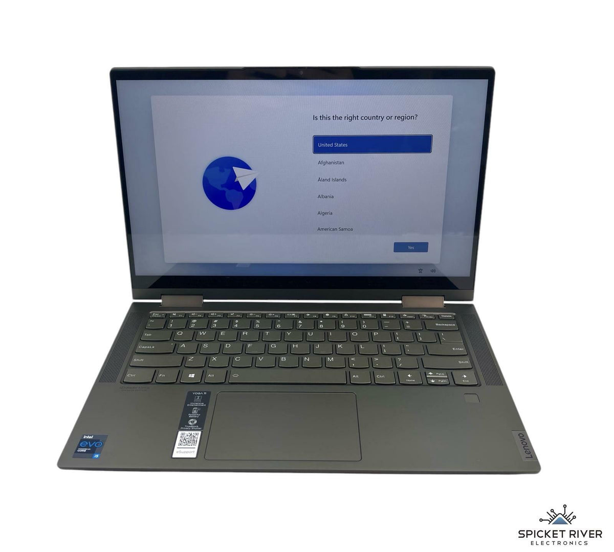 Lenovo Yoga 7 14ITL5 Quad Core i5-1135G7 2.40GHz 512GB SSD 12GB RAM - NO BATTERY