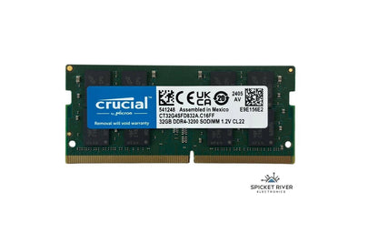Crucial by Micron CT32G4SFD832A.C16FF 32GB DDR4-3200 SODIMM 1.2V CL22 RAM
