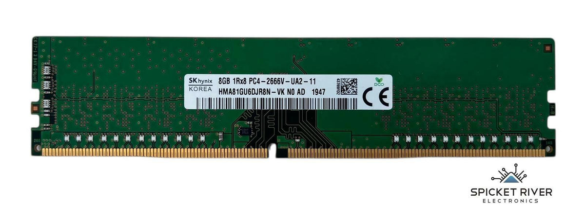 SK Hynix HMA81GU6DJR8N-VK 8GB 1Rx8 PC4-2666V DDR4 Desktop RAM Memory
