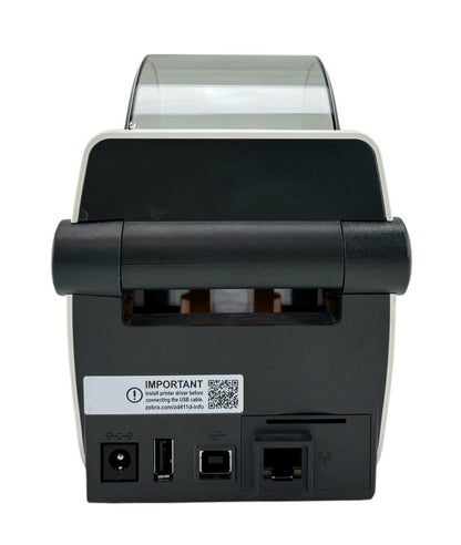 Zebra ZD411 Direct Thermal Barcode Label Printer USB/Bluetooth - White