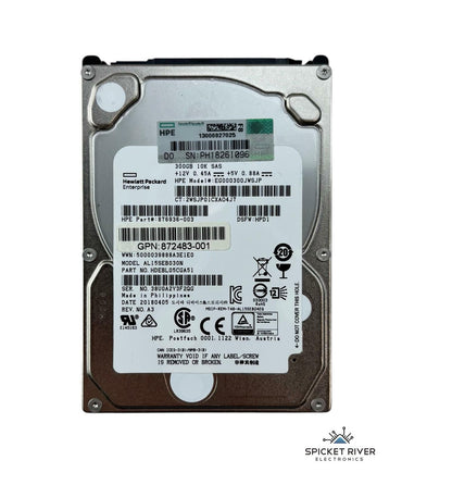 Lot of 2 - HP EG000300JWSJP 300GB 10K RPM SAS 2.5" Enterprise Hard Drive HDD