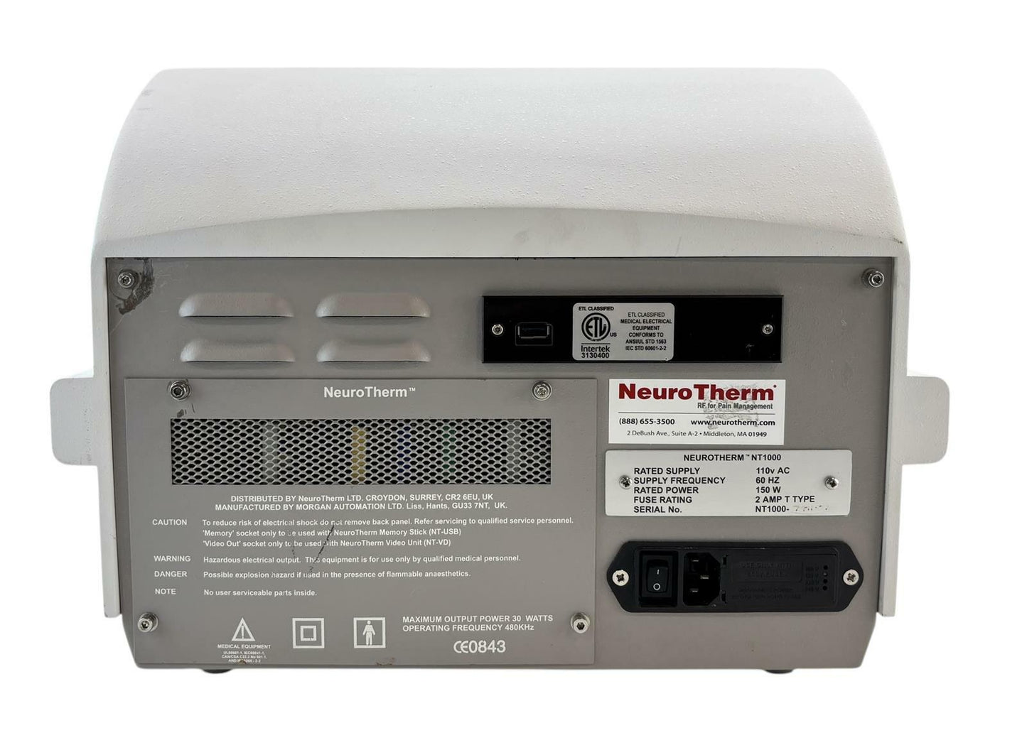 NeuroTherm NT1100 RF Generator System