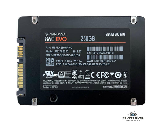 Samsung 860 EVO MZ-76E250 250GB SATA 6Gb/s 2.5" Internal SSD Solid State Drive