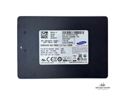Lot of 2 - Samsung PM851 MZ-7TE128D 128GB SATA 6Gb/s 2.5" Internal SSD