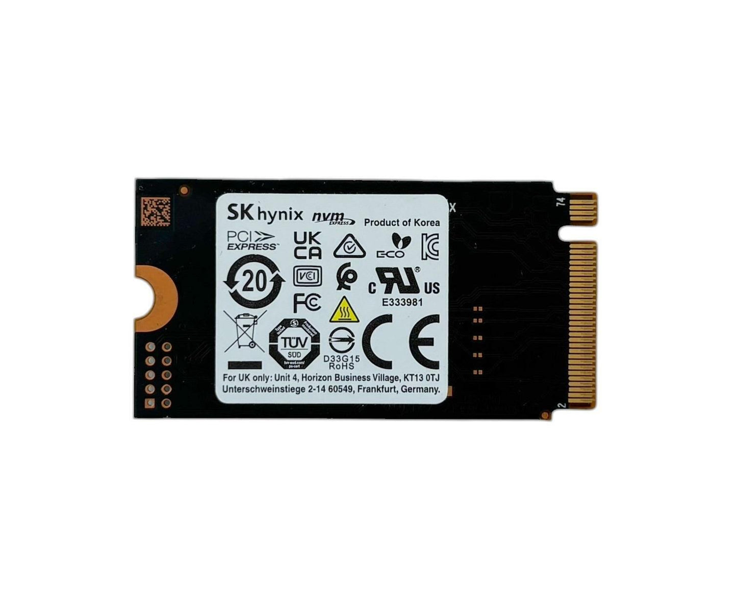SK Hynix BC711 PLP NVMe Pyrite 256GB M.2 2242 PCIe Gen3 x4 HFM256GD3HX015N