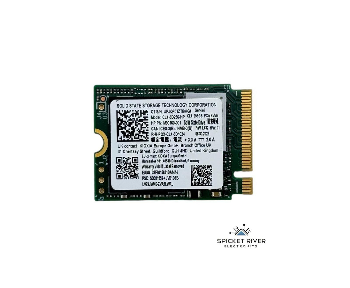 SSSTC CL4-3D256-HP CL4 256GB M.2 2230 PCIe NVMe SSD Solid State Drive