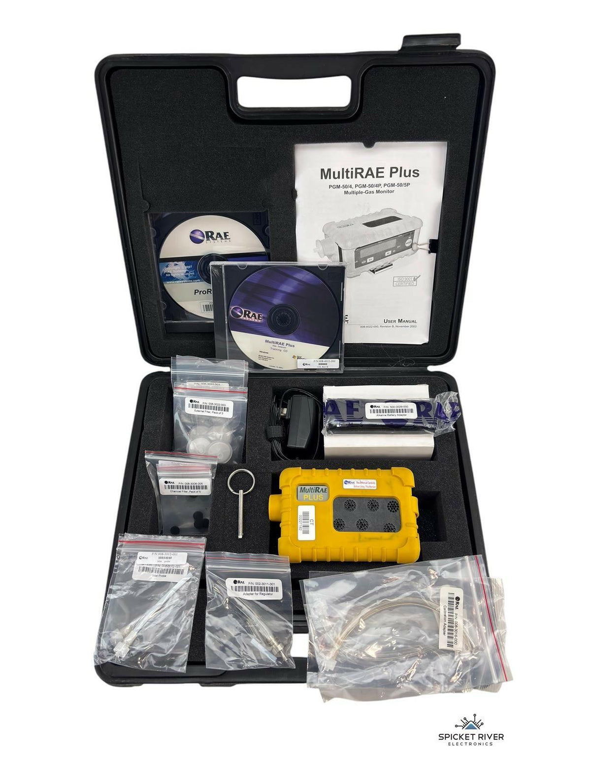 RAE Systems MultiRAE Plus PGM50-5P Multiple-Gas Monitor w/ Case & Accessories