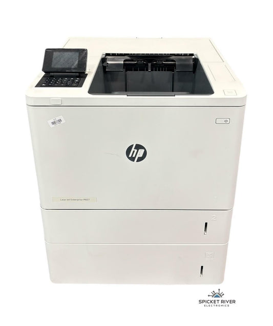 HP LaserJet Enterprise M607 Monochrome Laser Printer w/ Extra Paper Tray