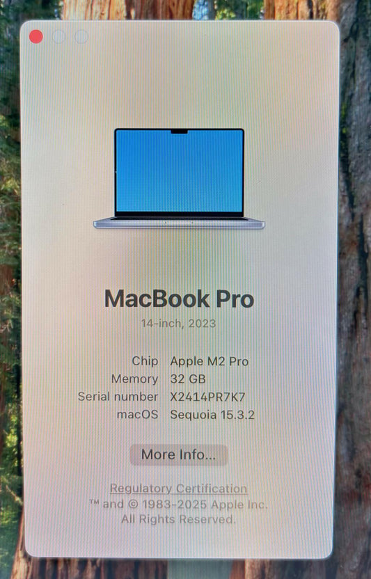 Apple MacBook Pro 14" A2779 10-Core M2 Pro 512GB SSD 32GB RAM - READ #239676