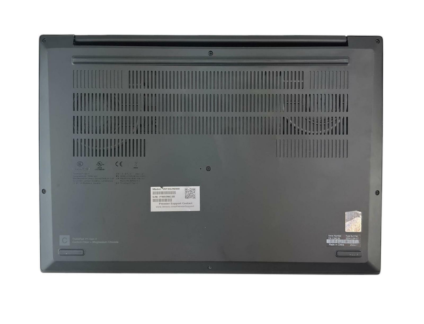 Lenovo ThinkPad P1 Gen 4i 8-Core i9-11950H 1TB SSD 32GB RAM A5000 - READ #225701