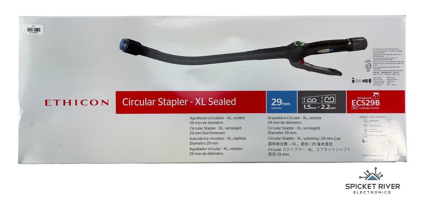 Ethicon ECS29B Circular Stapler - XL, Sealed 29mm