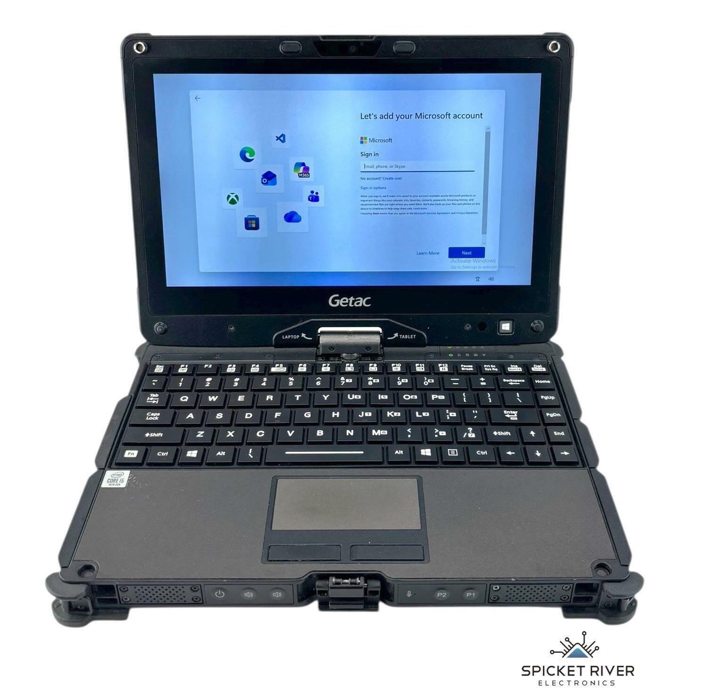 Getac V110G6 Rugged Quad Core 1.60GHz i5-10210U 256GB SSD 16GB RAM POOR Battery