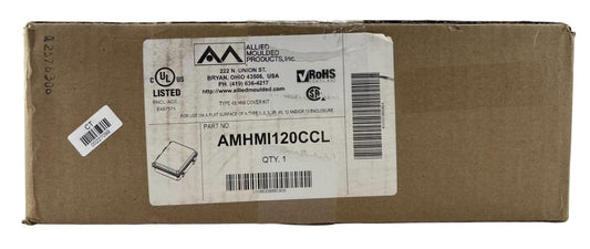 NEW - Allied Moulded Products AMHMI120CCL Type 4X HMI Cover Kit